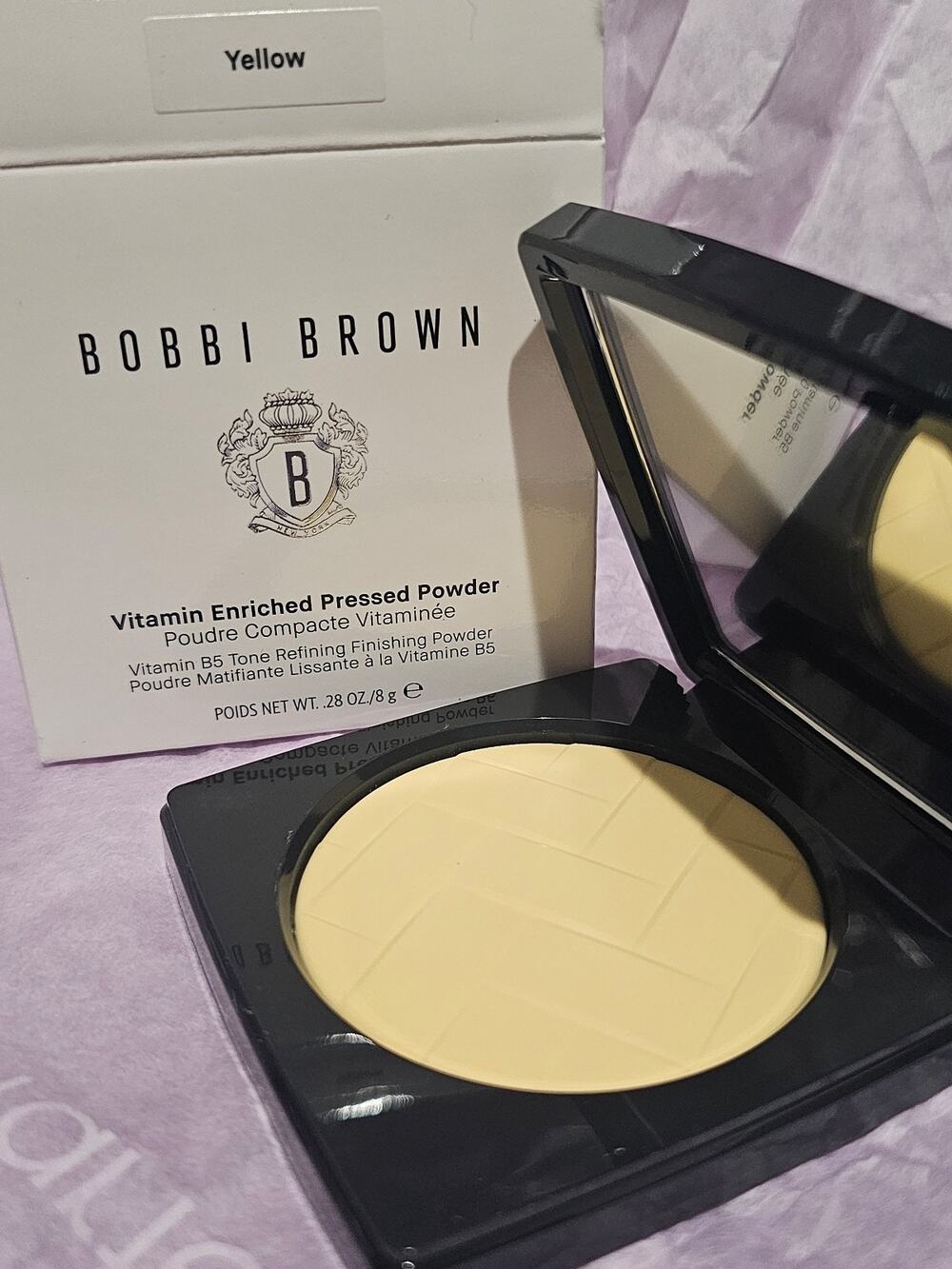 Bobbi Brown Vitamin Enriched Pressed Powder in Yellow